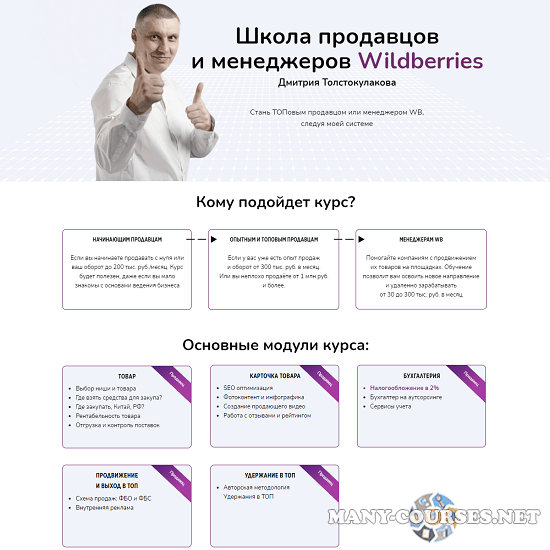 Дмитрий Толстокулаков - Школа продавцов и менеджеров Wildberries