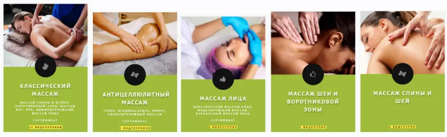 Школа массажа Contour - Массаж. Все курсы