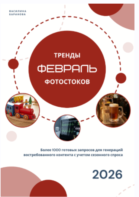 Vasilinfo / Василина Баранова - Тренды фотостоков. Февраль 2026 + Книга НЧ Дети + Национальности