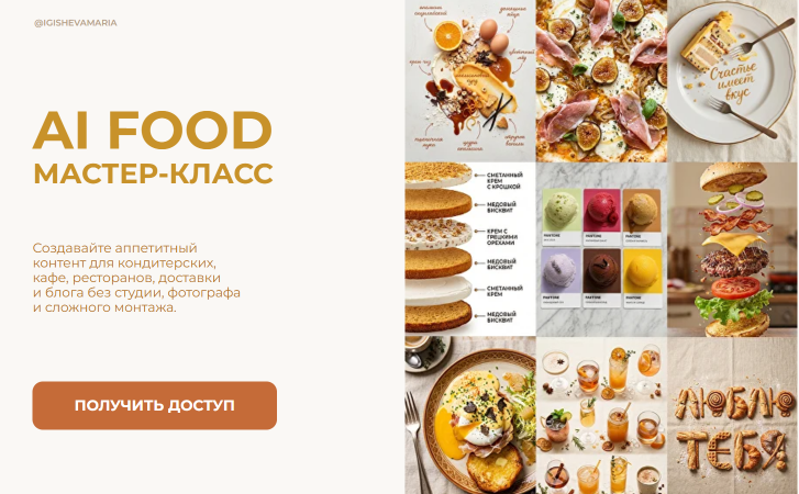 AI Food Мастер / Мария Игишева - класс