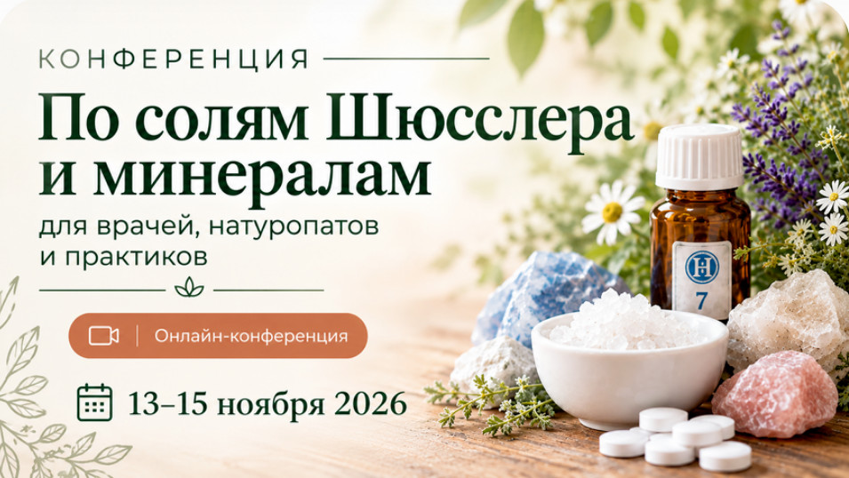 Альбина Аоки - Конференция по солям Шюсслера и минералам