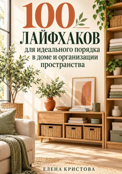 Елена Кристова - 100 лайфхаков для идеального порядка в доме и организации пространства