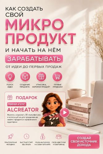 Анна Ушакова - Как создать свой микропродукт и начать на нём зарабатывать + Al-creator