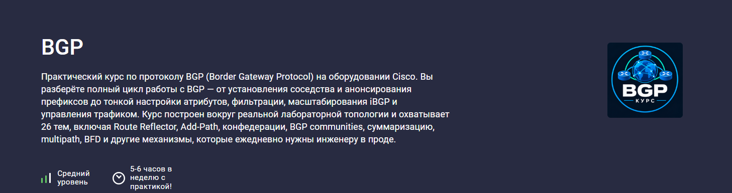 Stepik / Никита Богуславский - BGP