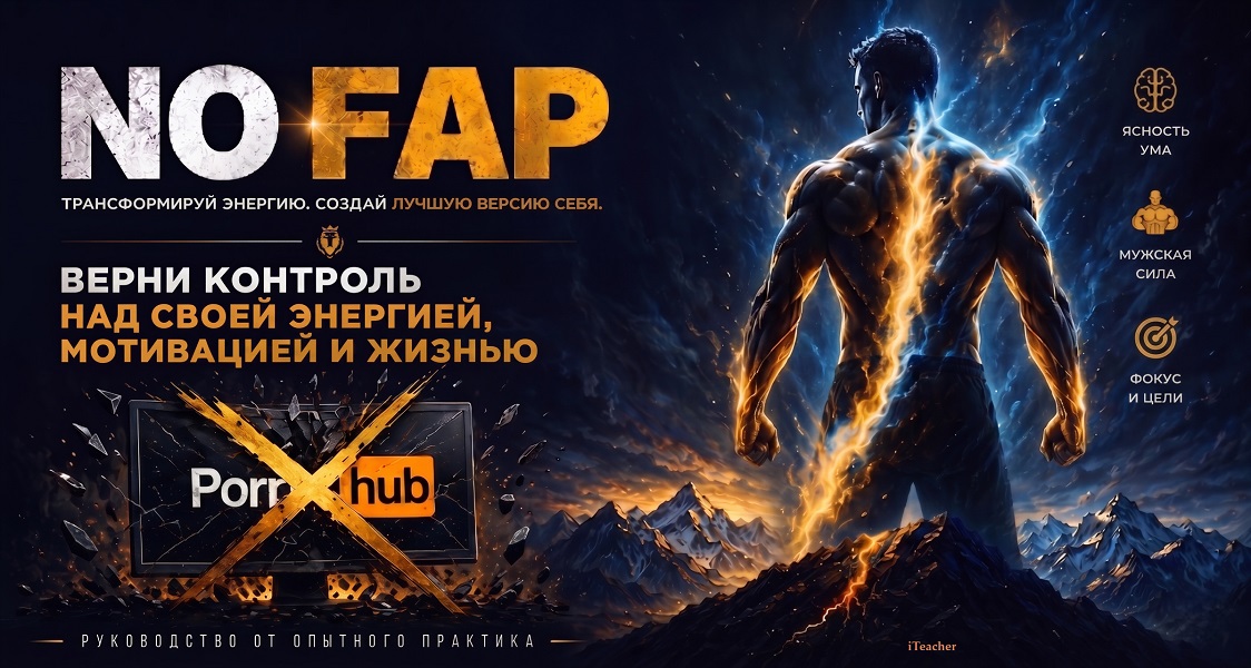 iTeacher - NoFap без силы воли: Как перестать сливать свой самый ценный ресурс
