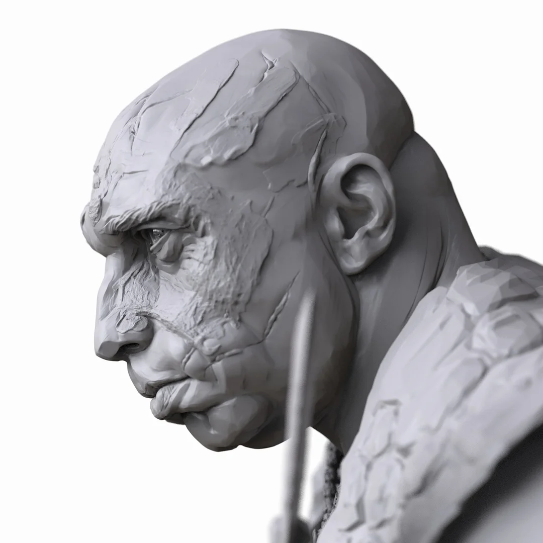 Дарья Лозынина - Скульптурный портрет. 3D Monsters