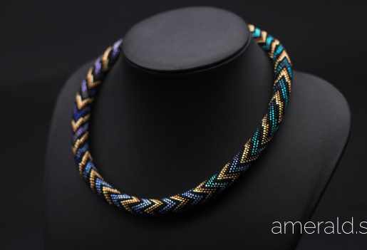 Amerald / Александра Митюкова - Схема для жгута из бисера Ирида