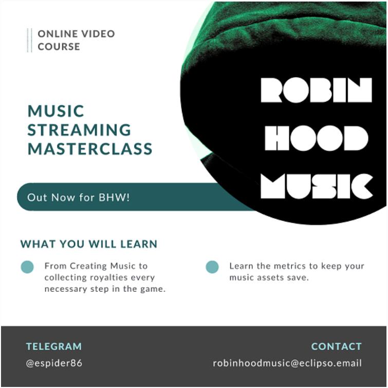 espider86 - Мастер-класс по стримингу музыки. Music Streaming Masterclass