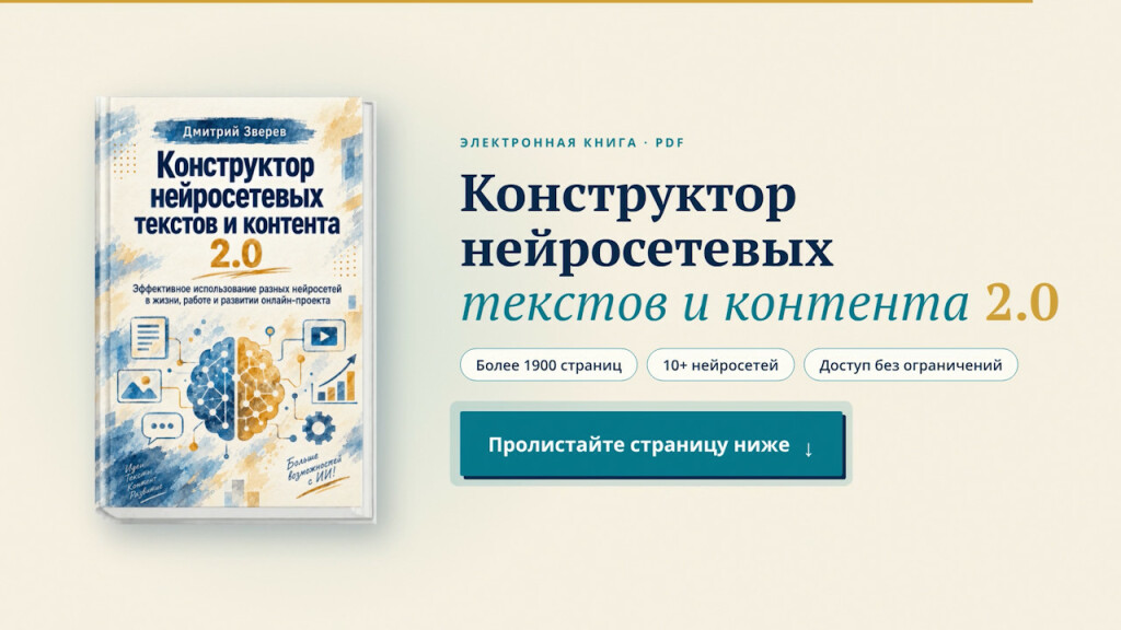 Дмитрий Зверев - Конструктор нейросетевых текстов 2.0