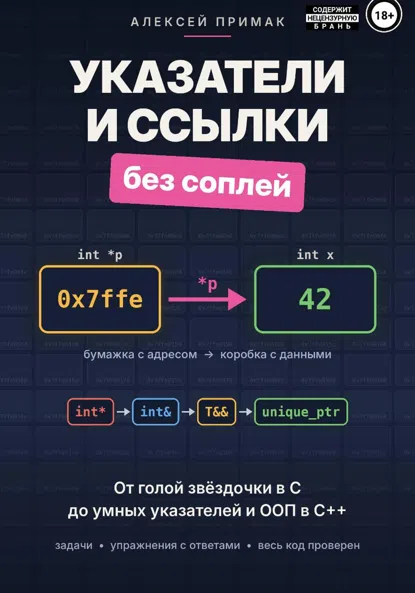 Алексей Примак - Указатели и ссылки без соплей. От голой звёздочки в C до умных указателей и ООП в C++