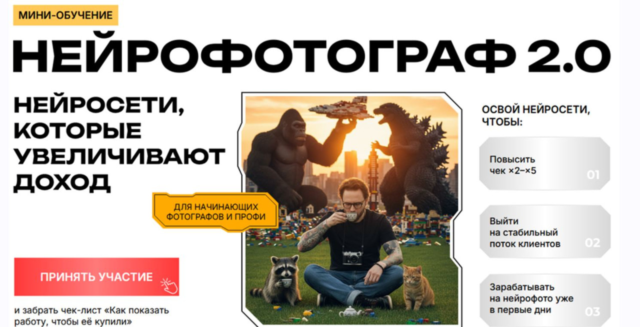 Игорь Цаплин - Нейрофотограф 2.0