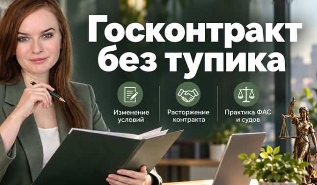 Альфа Курс / Екатерина Костакова - Как расторгнуть или изменить обязательства по госконтракту