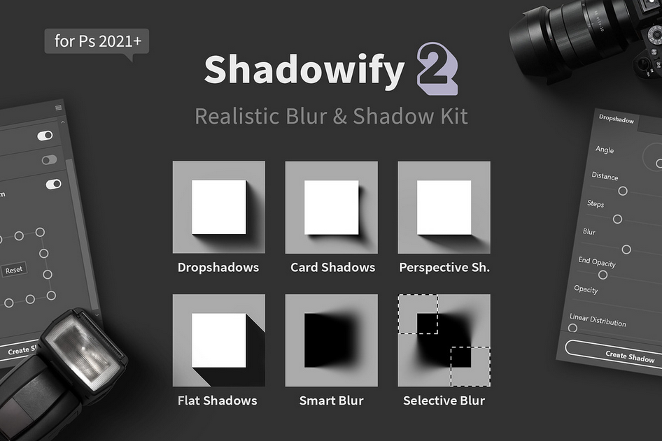 h3design - Shadowify 2. Плагин для размытия и теней