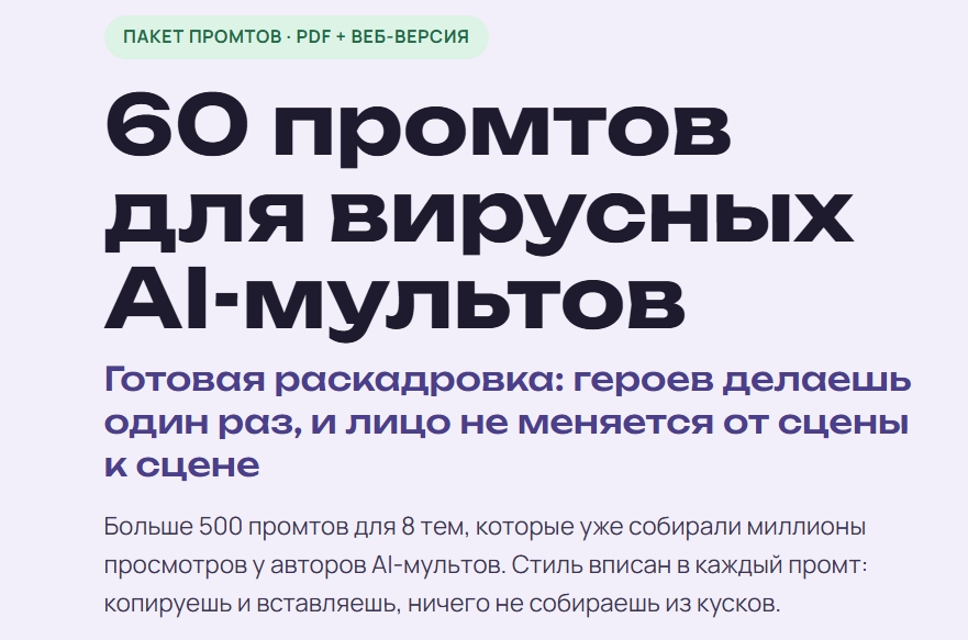 Виктория Самутинская - Нейрокухня. 60 промтов для вирусных AI-мультов