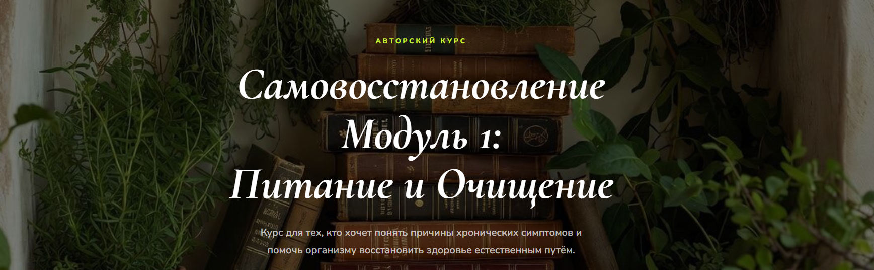 Афина Фокслей - Самовосстановление Модуль 1: Питание и Очищение