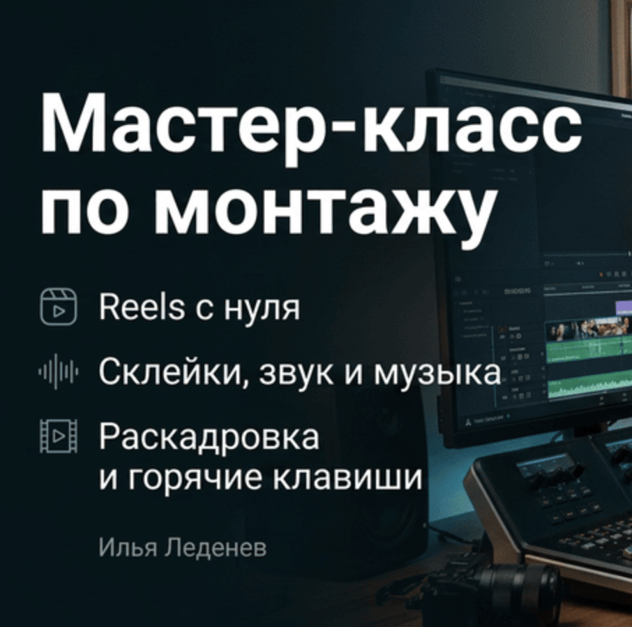 Илья Леденев - Мастер-класс по монтажу Reels