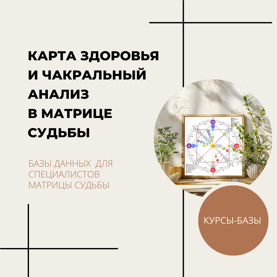 Ксения Дейч - Карта здоровья и чакральный анализ в матрице судьбы