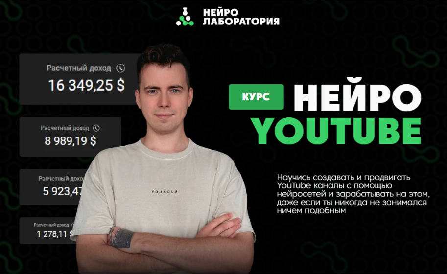 Нейролаборатория / Никита Манкевич - Нейро Youtube. Пакет Самостоятельный