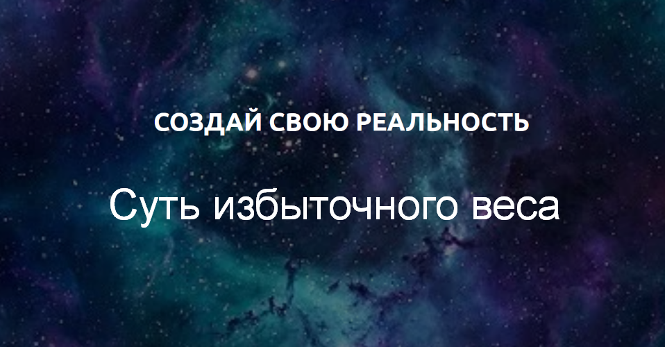 Вадим Шевченко - Суть избыточного веса