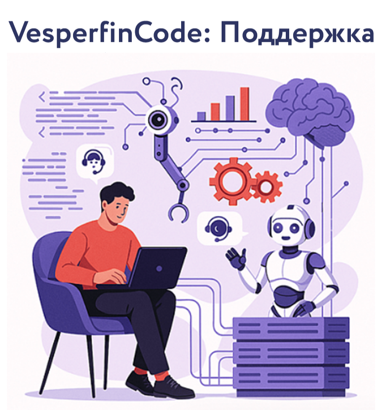 Vesperfin / Арина Веспер - VesperfinCode: поддержка. 6-й поток