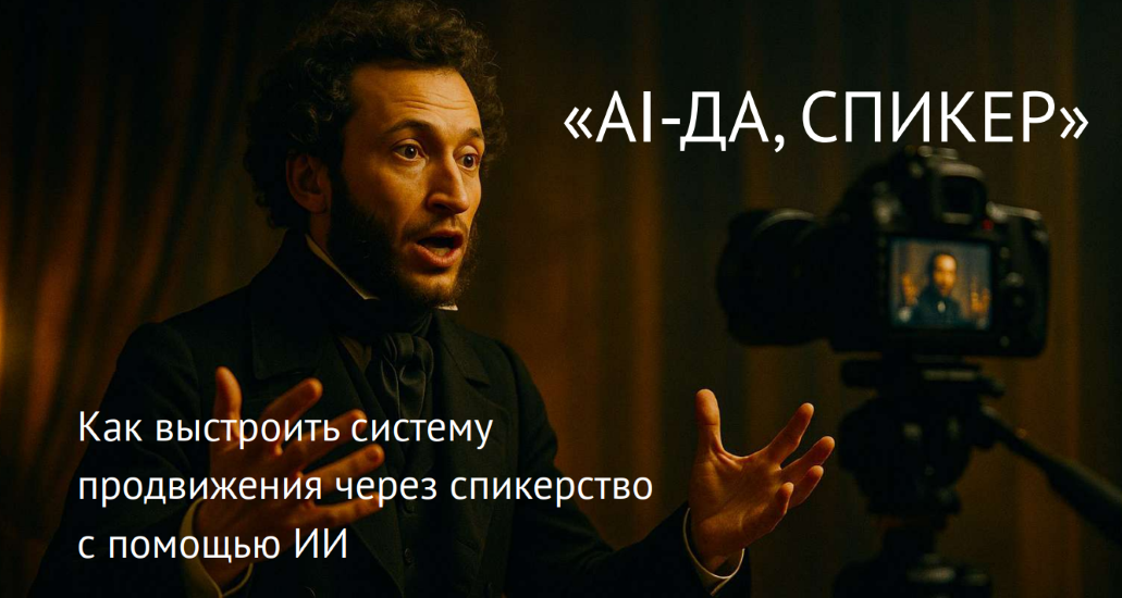 AI / Наталья Вольная - да Спикер. Как выстроить систему продвижения через спикерство с помощью ИИ