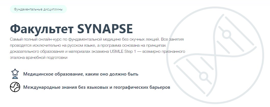 Synapse / Александр Бусанкин, Олег Ким - Факультет Synapse. Тариф Онлайн