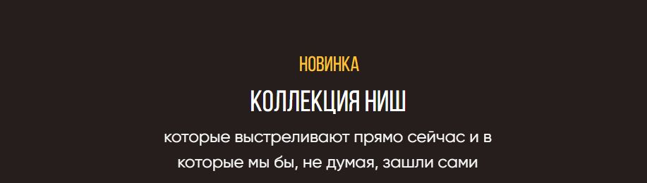 Ирина Афонина - Коллекция ниш